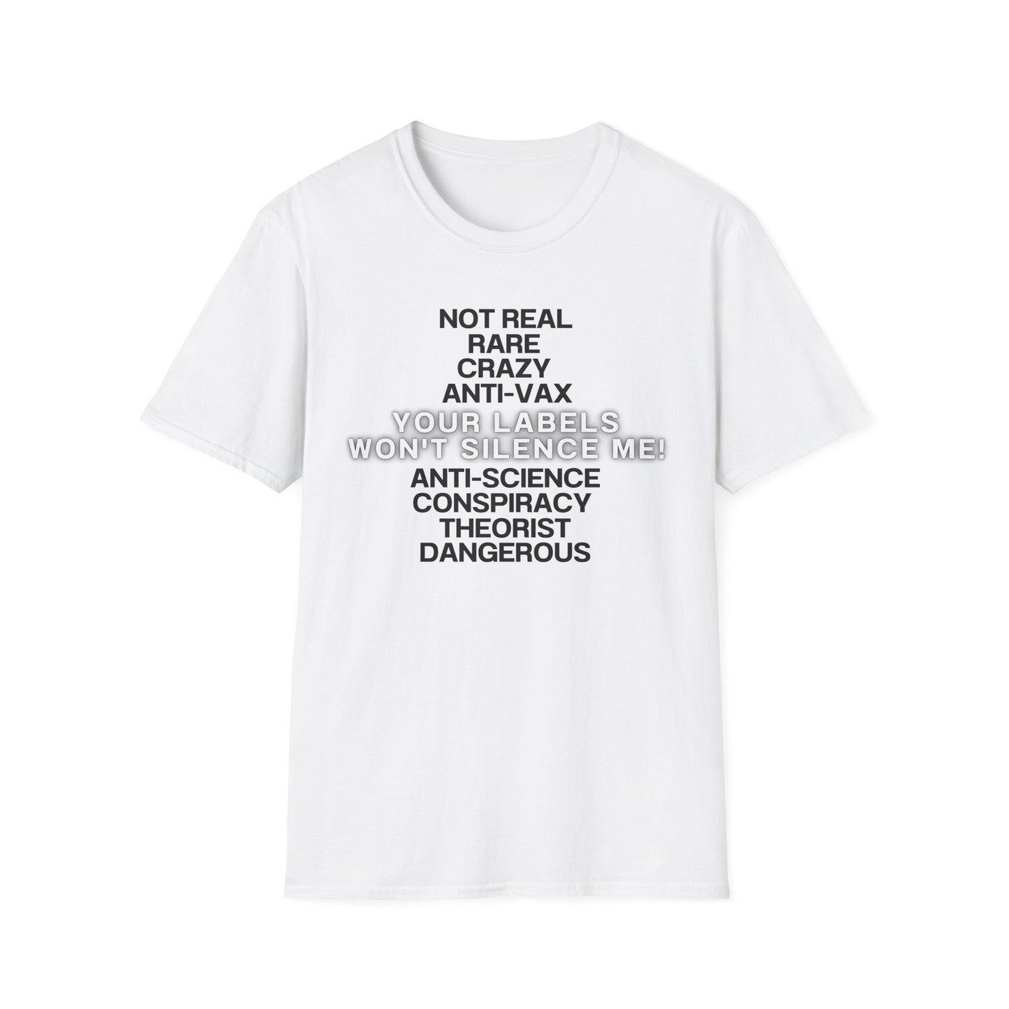 Your Labels Won’t Silence Me – Bold Truth & Advocacy Tee