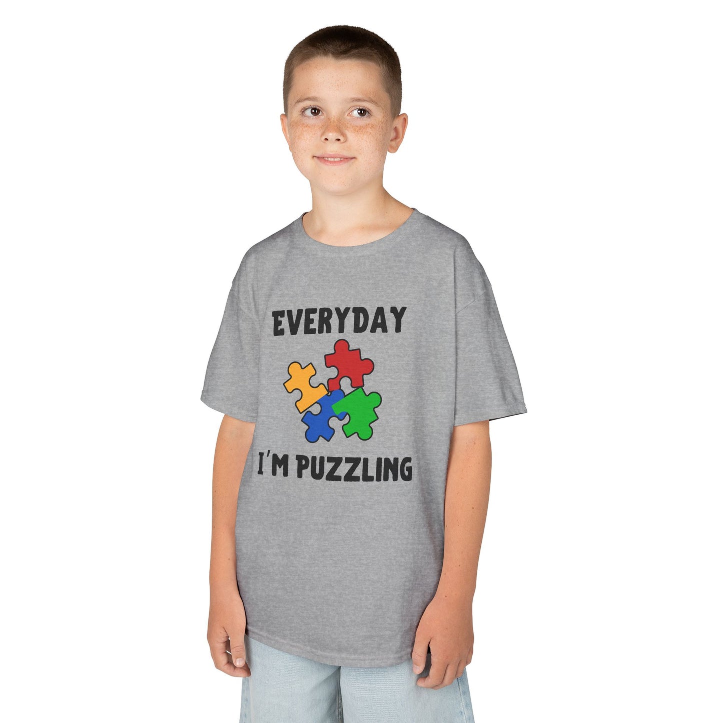 Everyday I'm Puzzling – Autism Kids Shirt