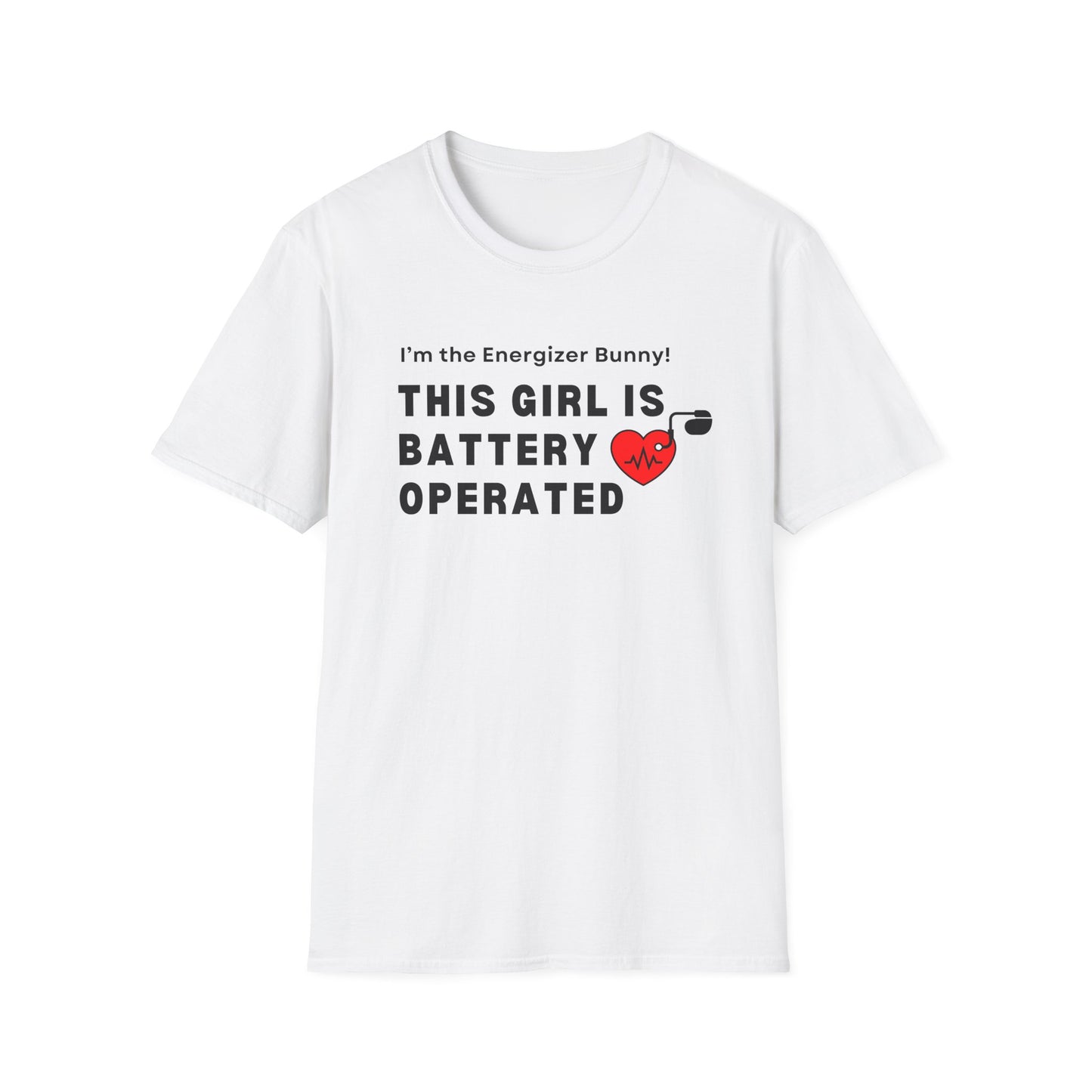 Her Battery Operated Pacemaker Humor Tee