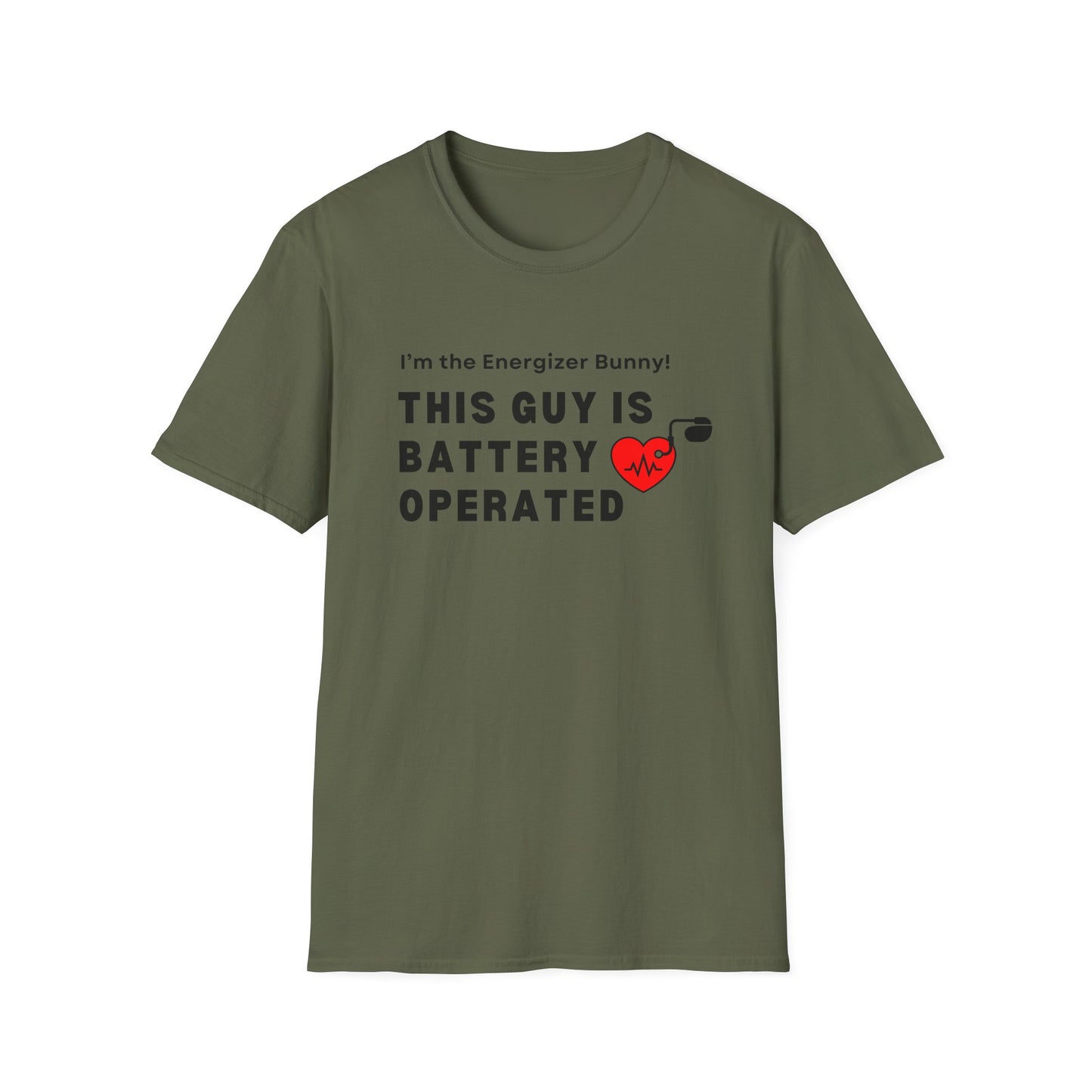 His Battery Operated Pacemaker Humor Tee