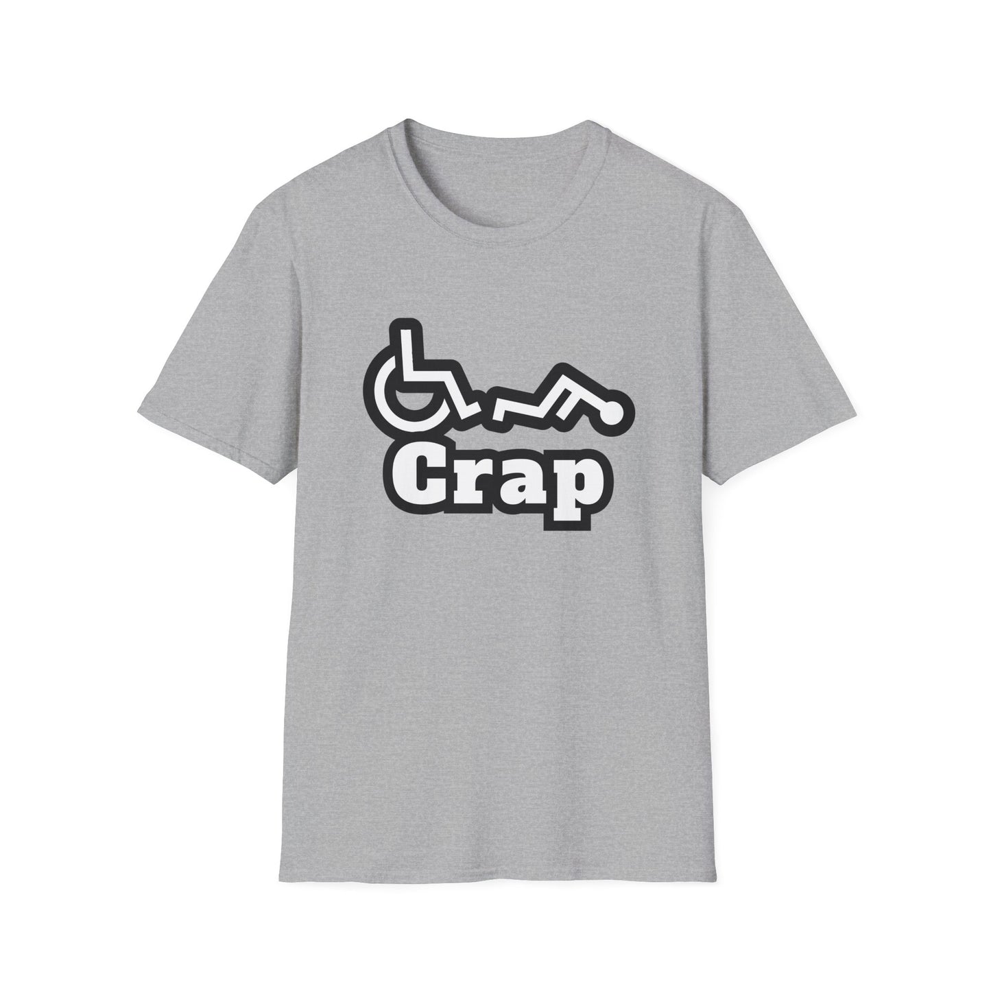 Oh Crap Wheelchair Humor Shirt – Funny Tee
