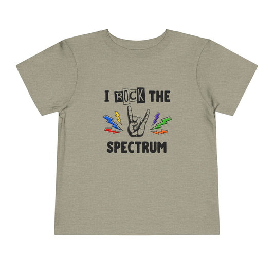 I Rock the Spectrum – Autism Toddler Shirt