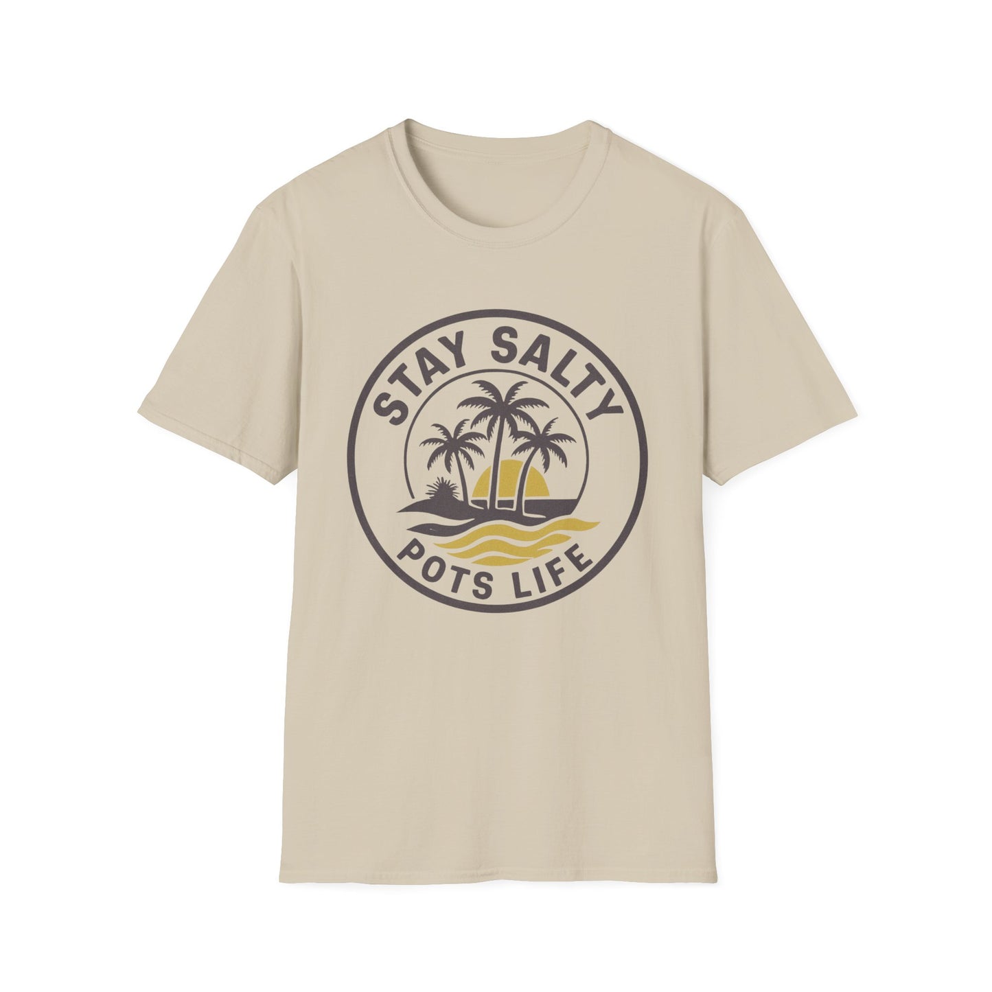 Stay Salty β POTS Life is a Beach (Brown/Yellow)