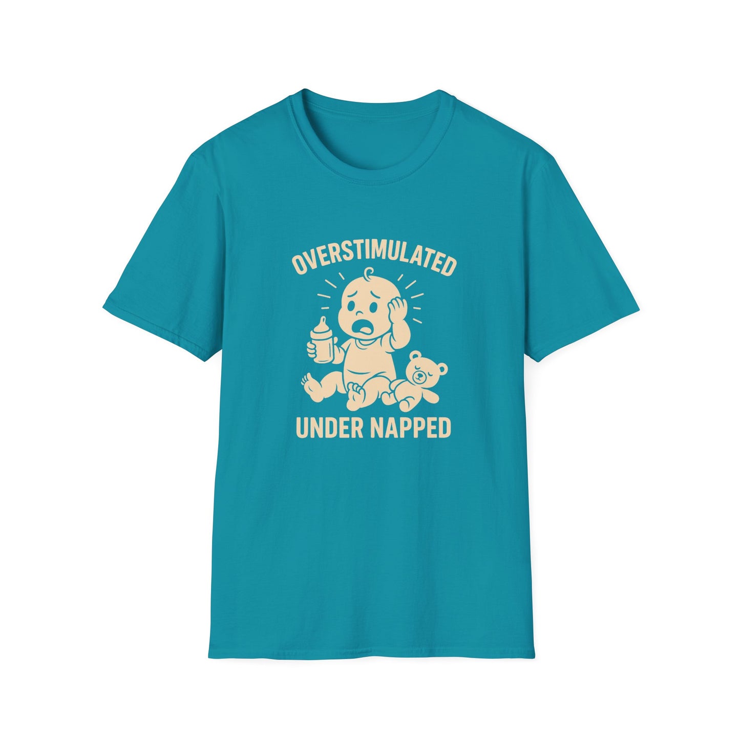 Overstimulated and Under Napped Humor Tee