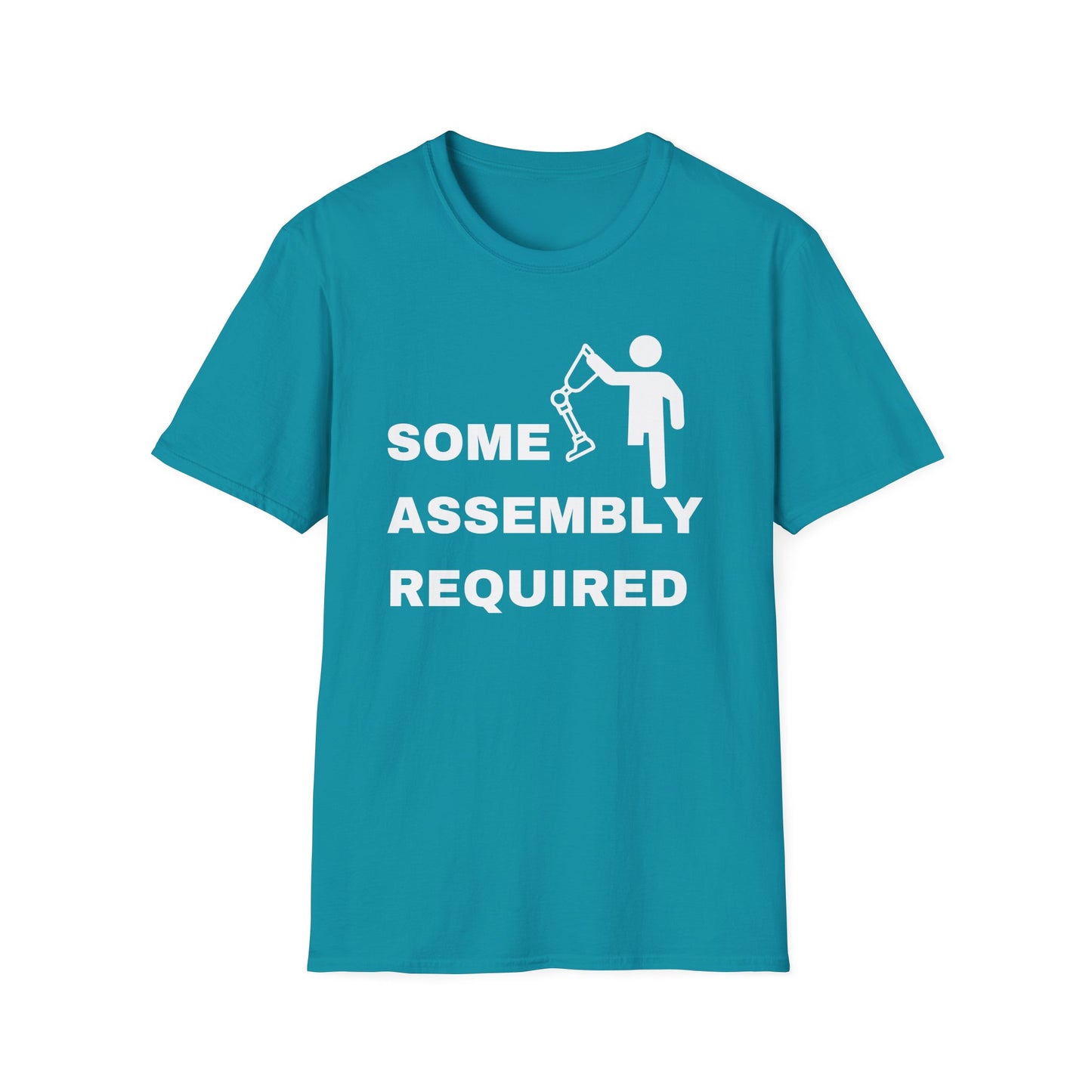Some Assembly Required – Amputee Funny Shirt (Version 2)