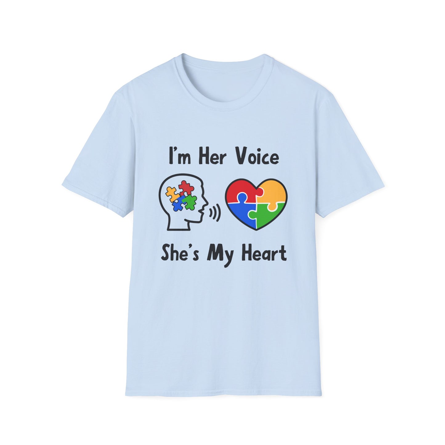 I’m Her Voice She’s My Heart – Autism Parent Shirt