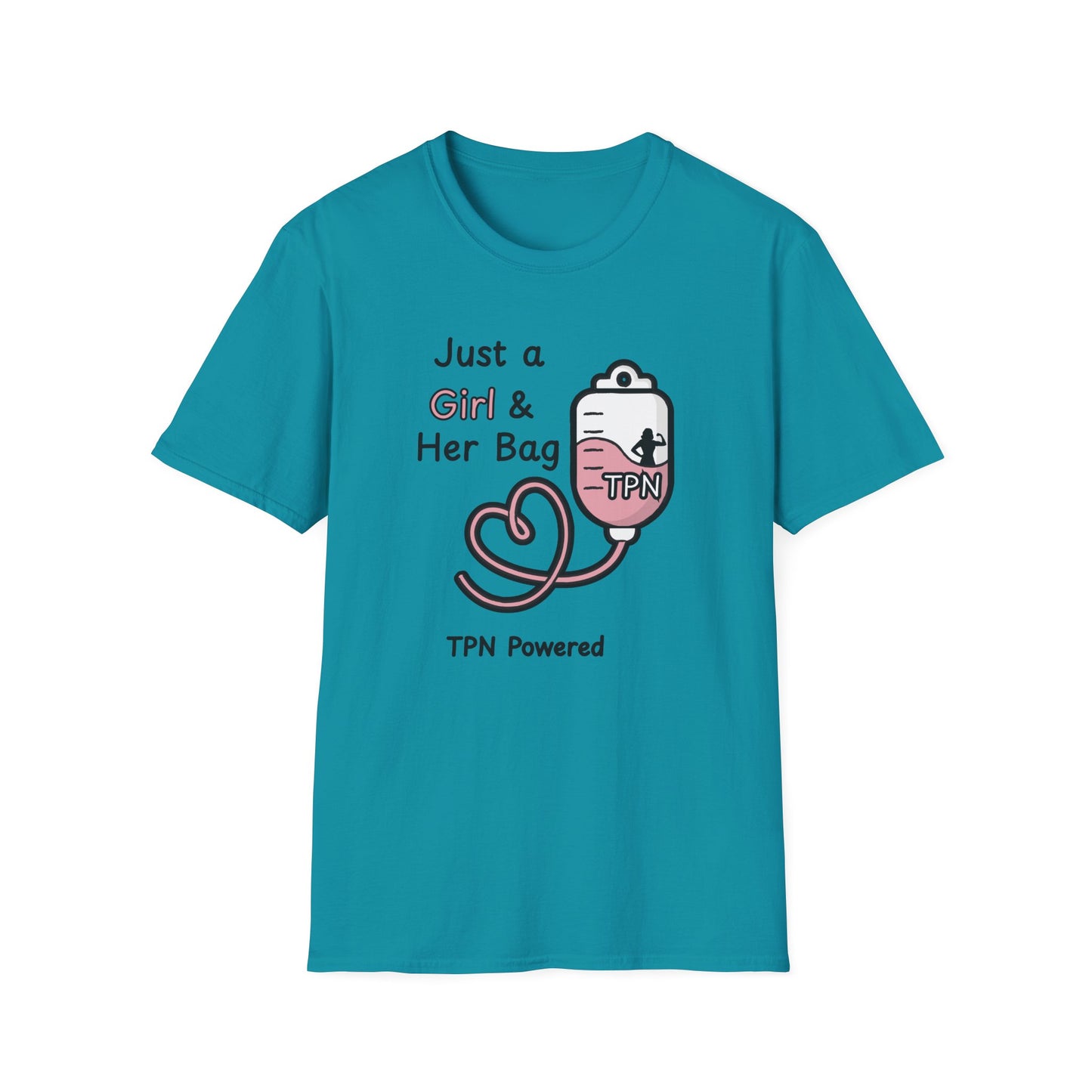 Just a Girl & Her Bag – TPN- IV Nutrition Tee