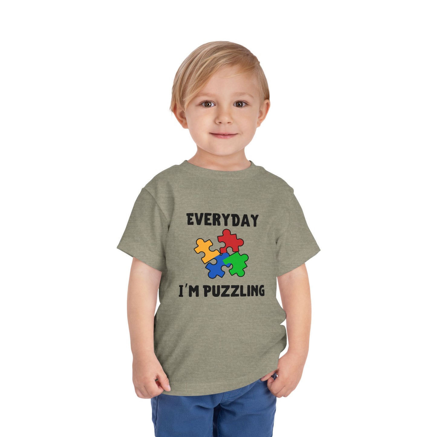 Everyday I'm Puzzling – Autism Toddler Shirt