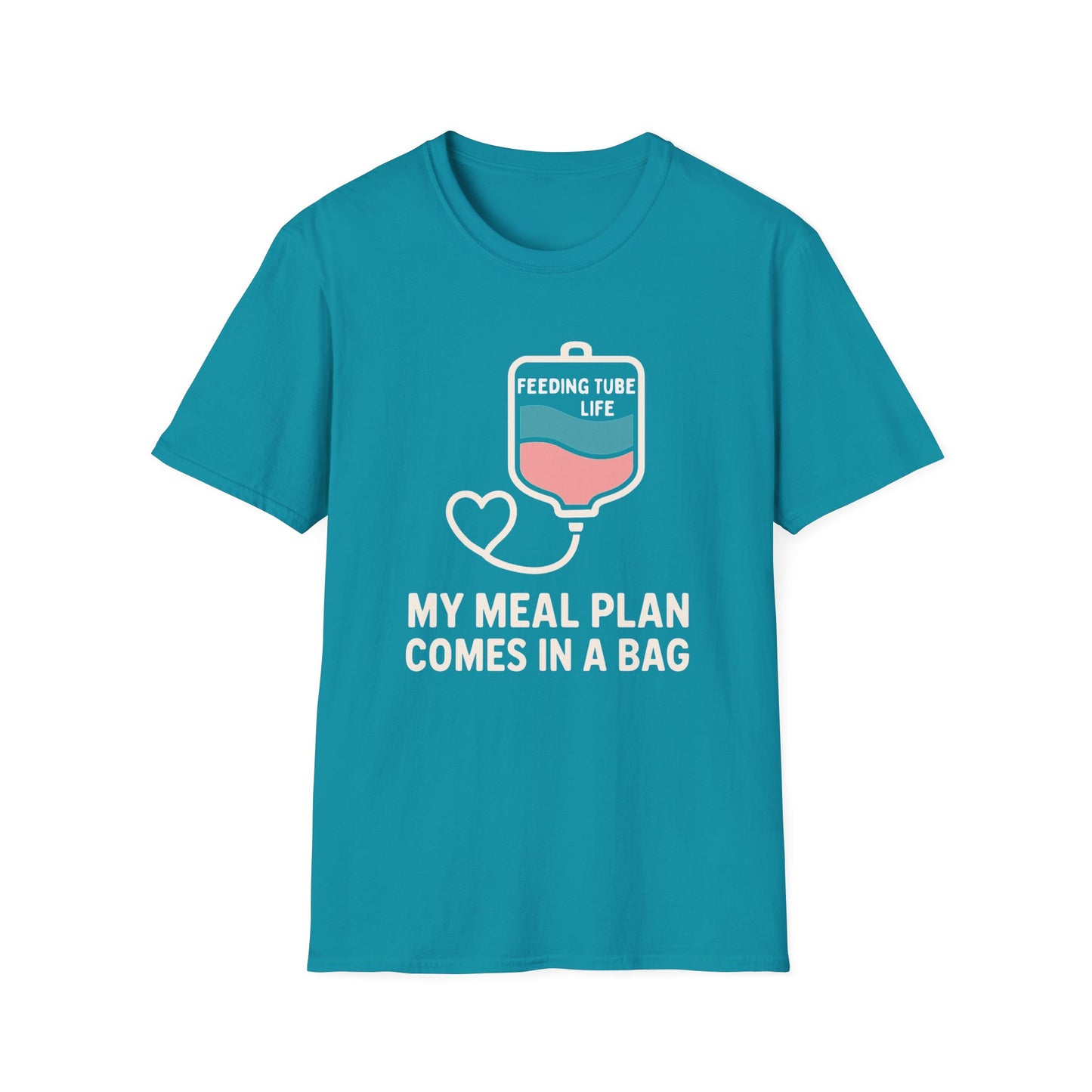 My Meal Plan Comes in a Bag – Feeding Tube Warrior Tee
