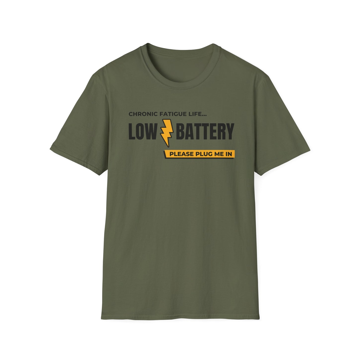 Low Battery- Chronic Illness and Fatigue Shirt