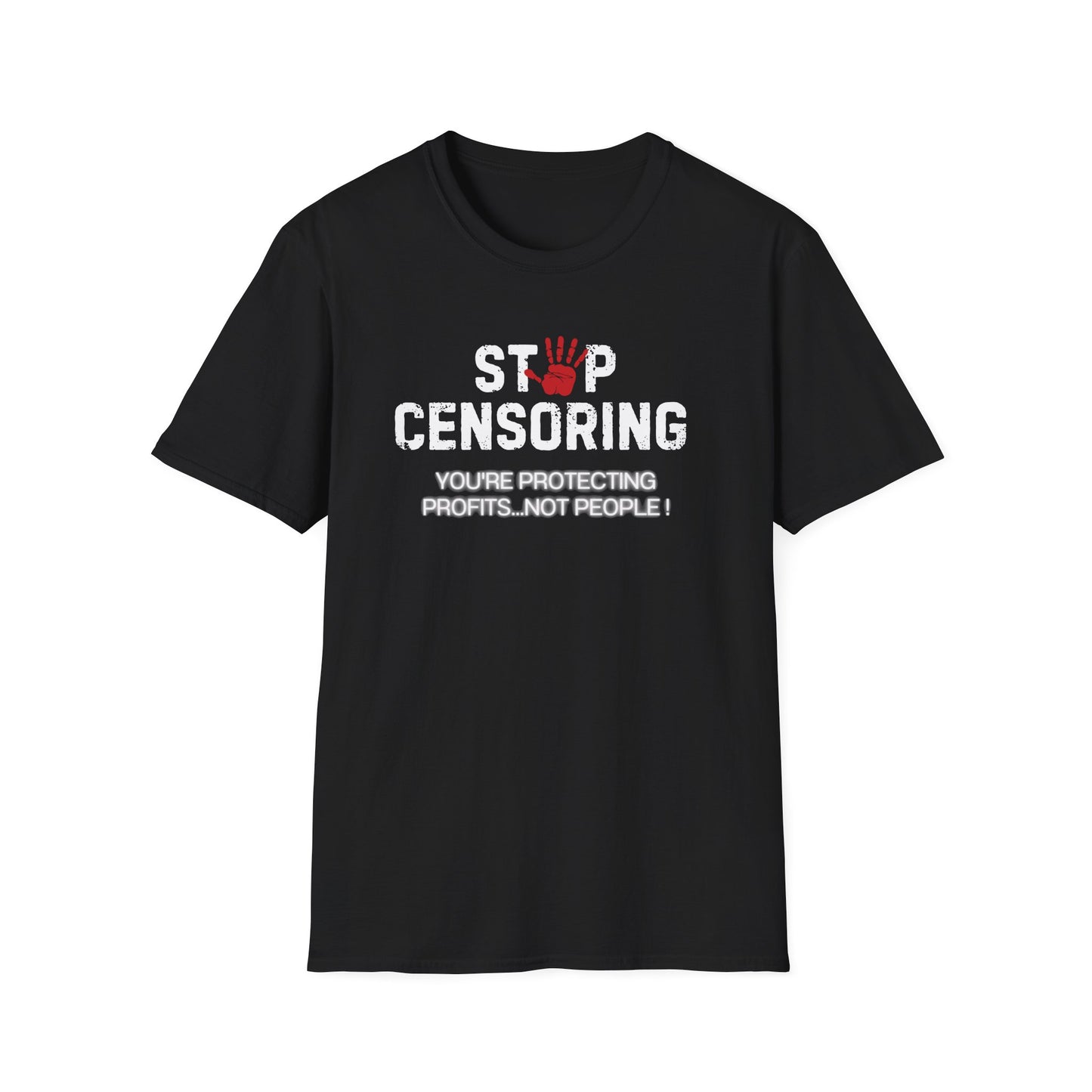 Stop Censoring: Profits Over People Shirt
