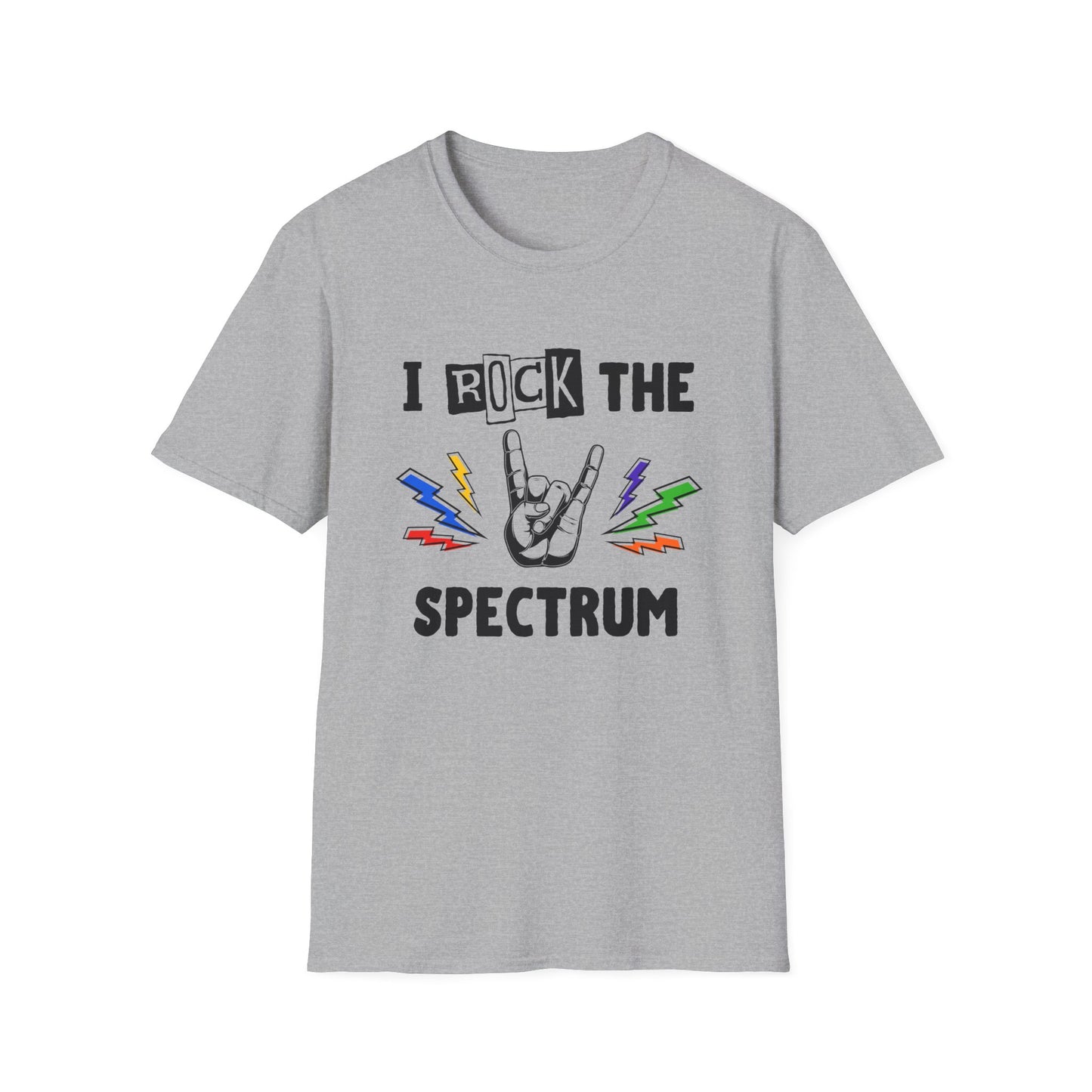 I Rock the Spectrum – Autism Awareness Shirt for Teens & Adults