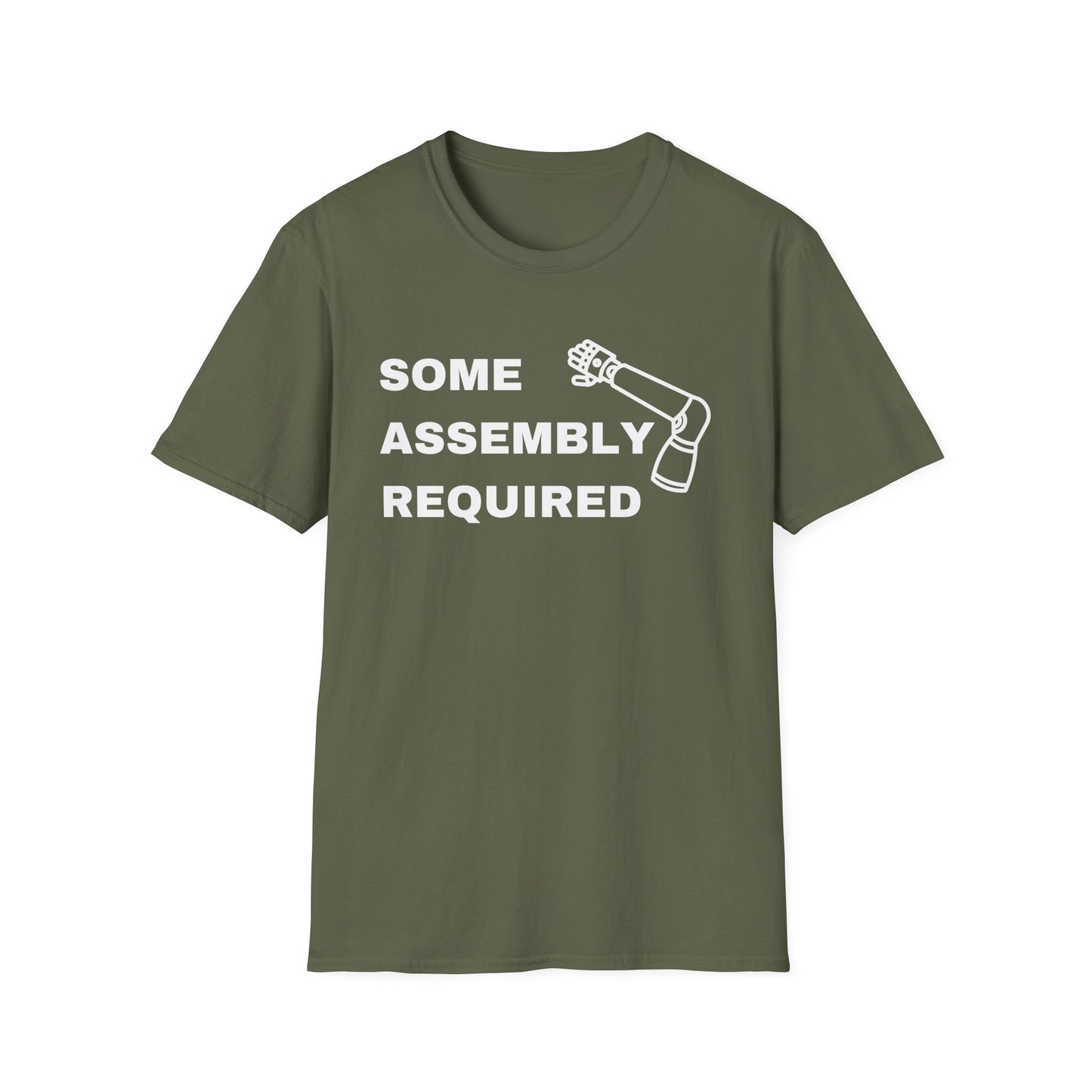 Some Assembly Required – Arm Amputee Funny Shirt