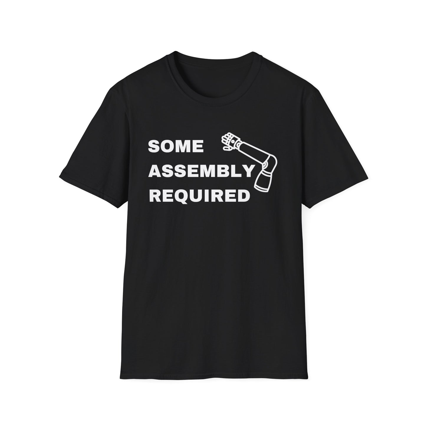Some Assembly Required – Arm Amputee Funny Shirt
