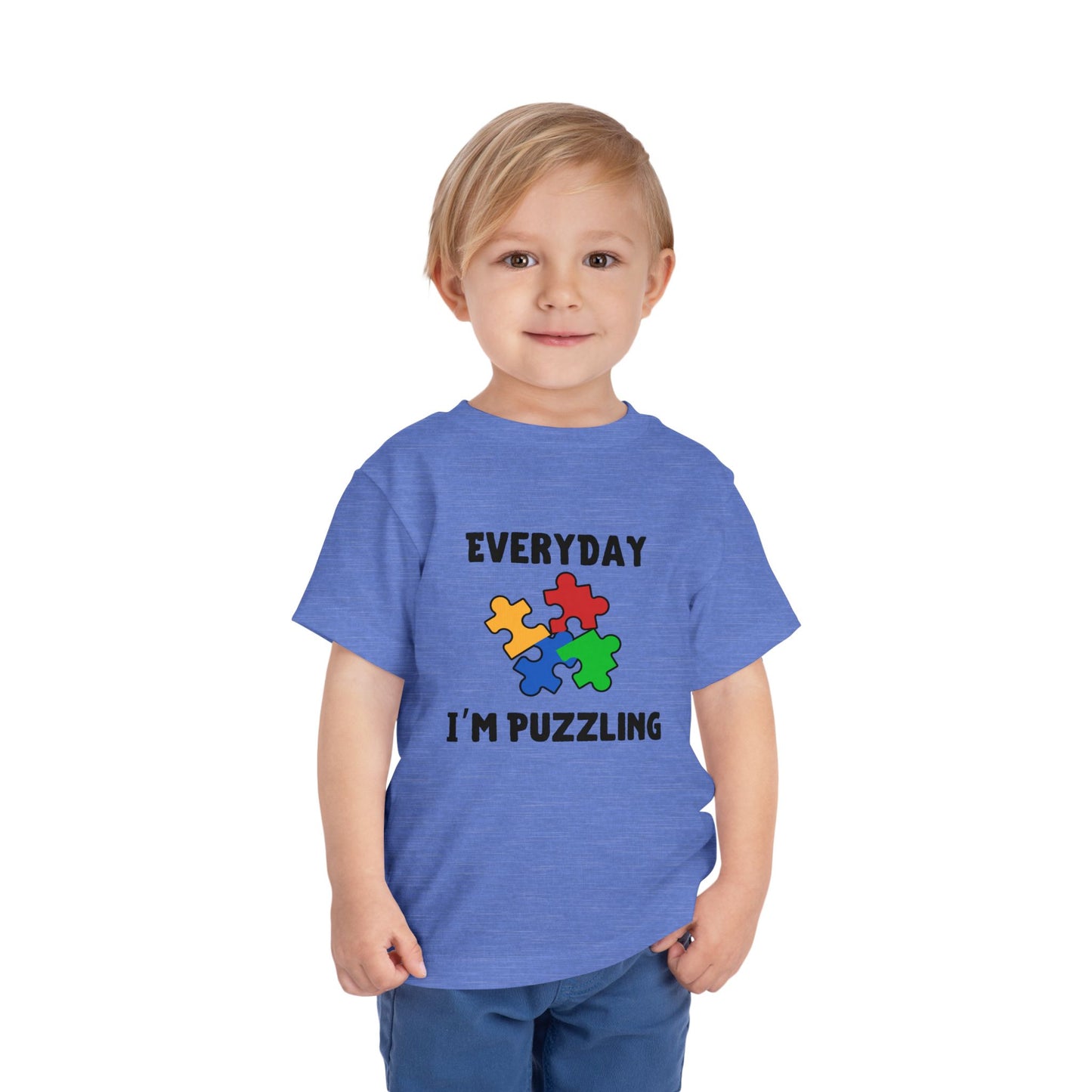 Everyday I'm Puzzling – Autism Toddler Shirt