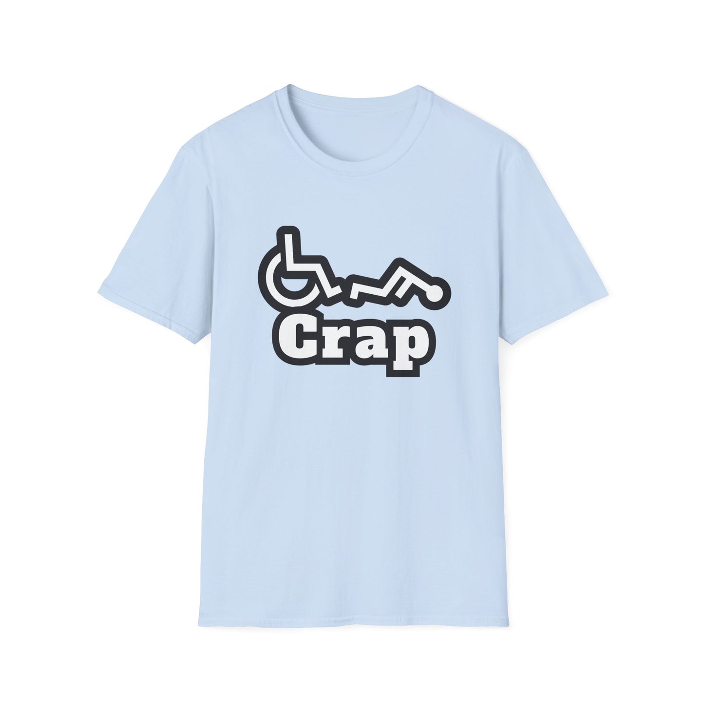 Oh Crap Wheelchair Humor Shirt – Funny Tee
