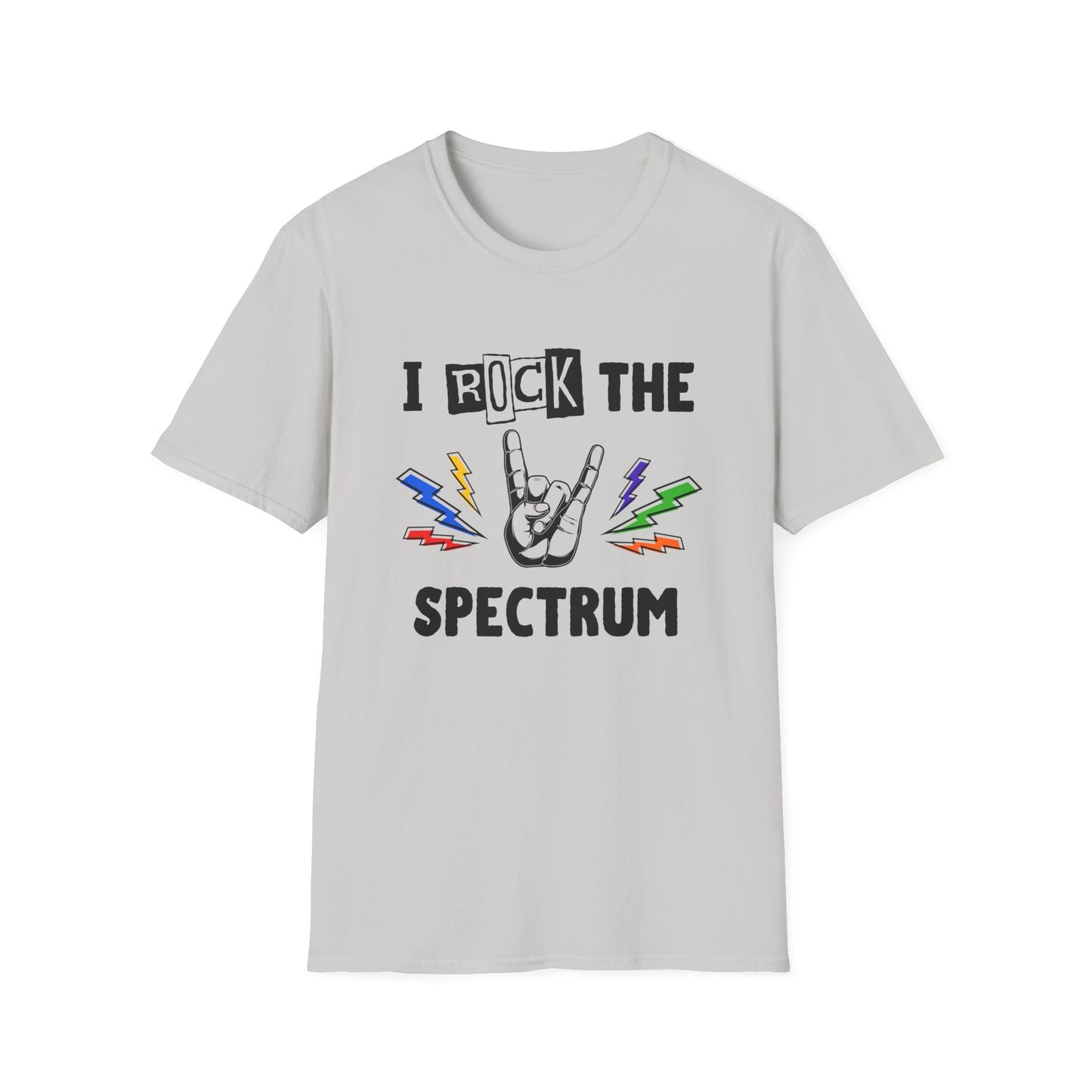 I Rock the Spectrum – Autism Awareness Shirt for Teens & Adults