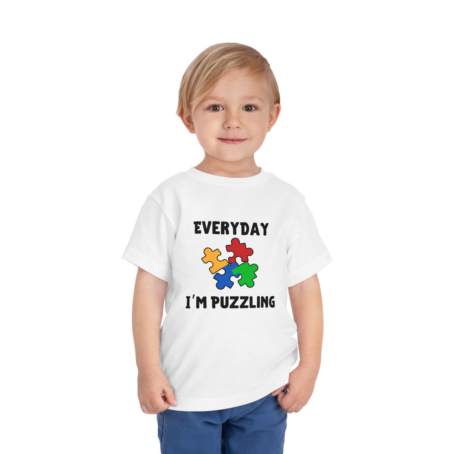 Everyday I'm Puzzling – Autism Toddler Shirt