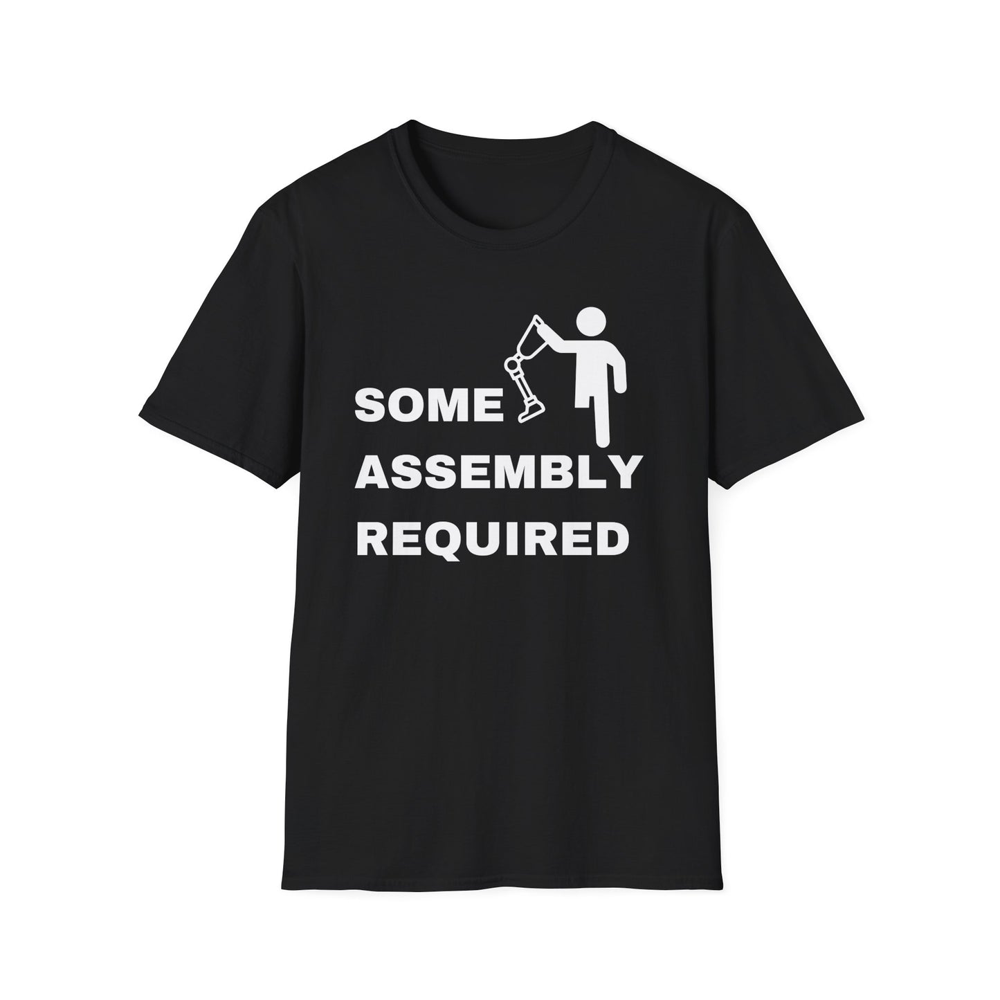 Some Assembly Required – Amputee Funny Shirt (Version 2)