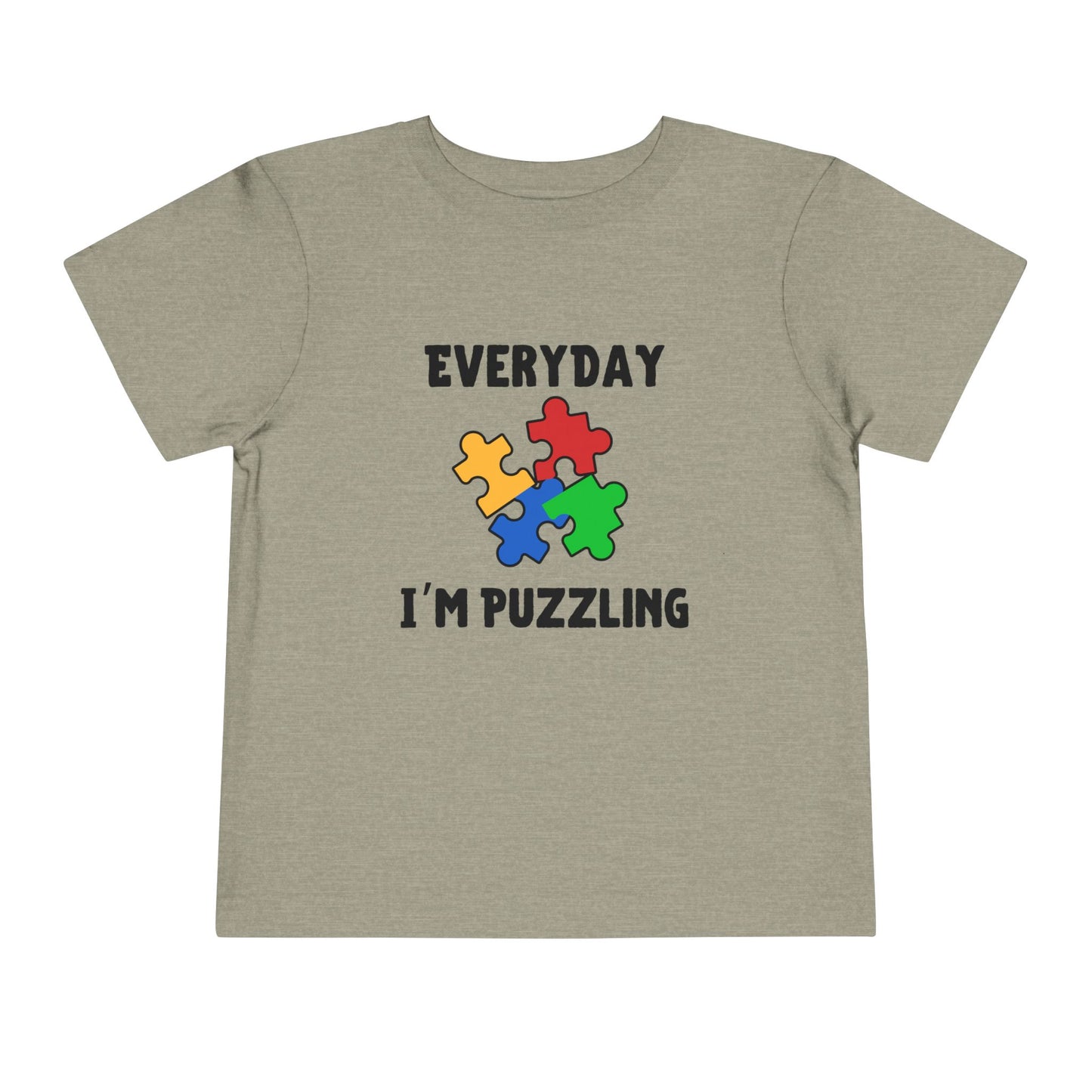 Everyday I'm Puzzling – Autism Toddler Shirt
