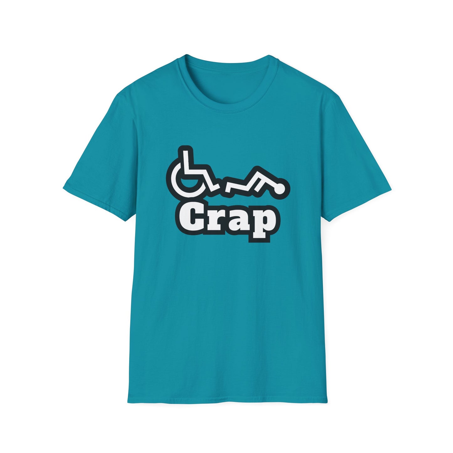 Oh Crap Wheelchair Humor Shirt – Funny Tee