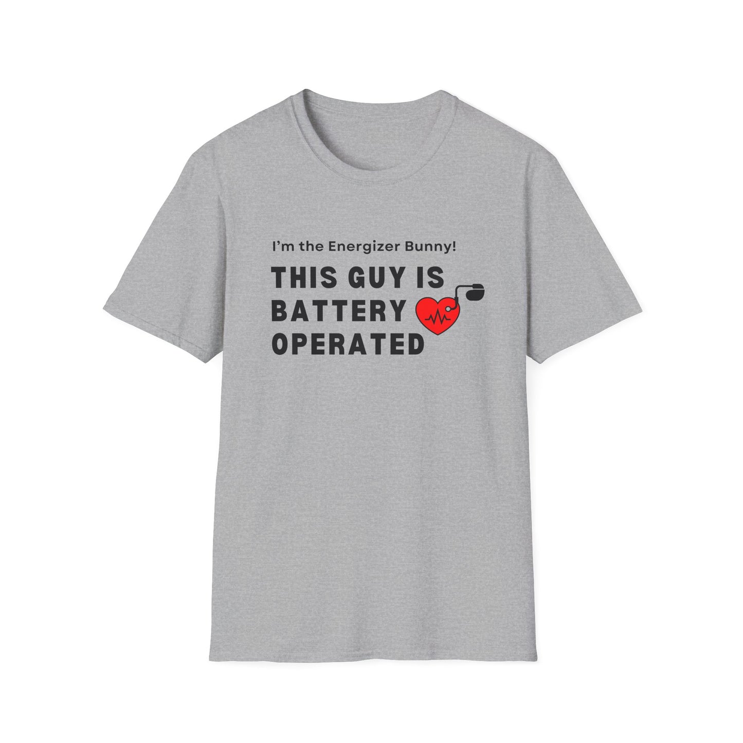 His Battery Operated Pacemaker Humor Tee