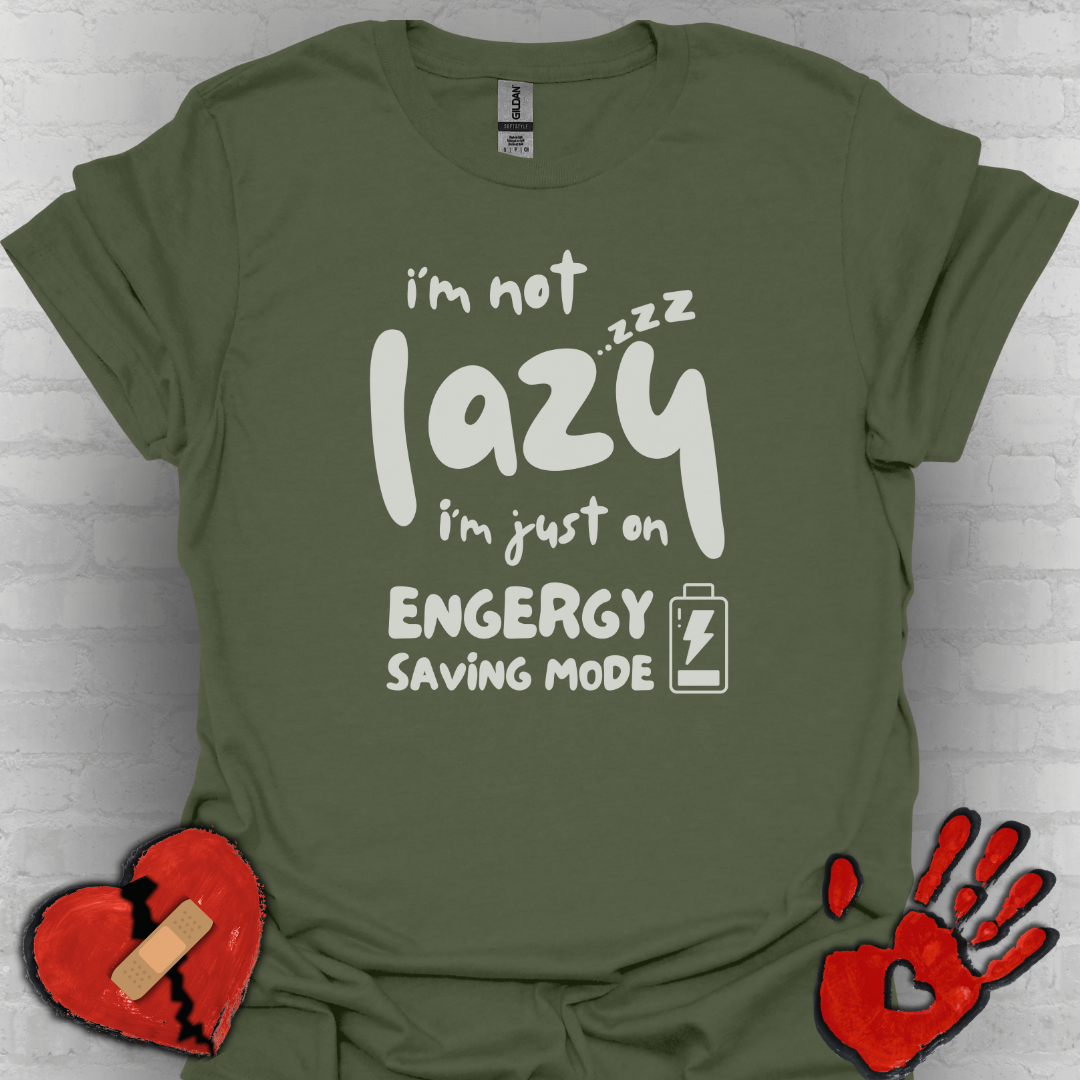 Energy Saving Mode Tee – Chronic Fatigue Shirt