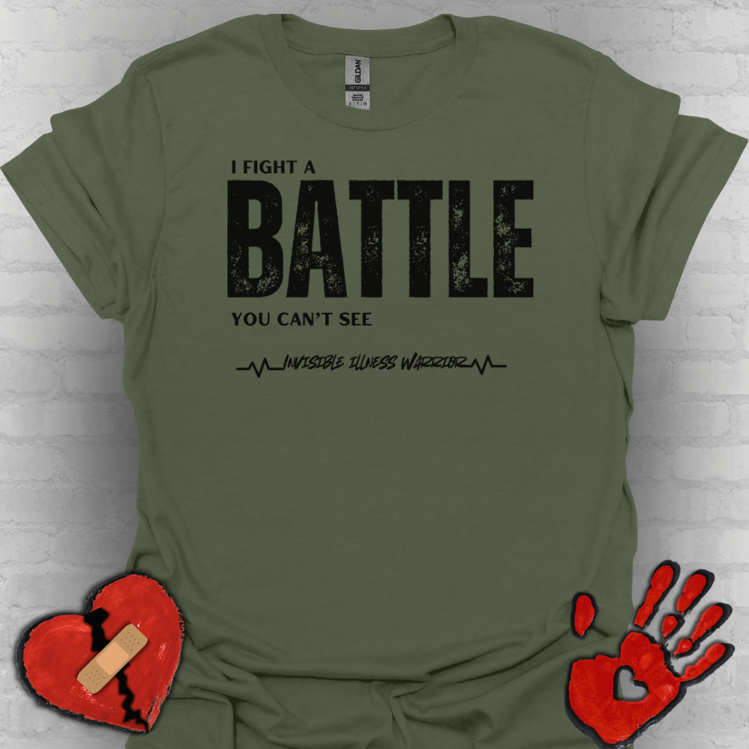 Fight the Battle No One Sees – Invisible Warrior Tee