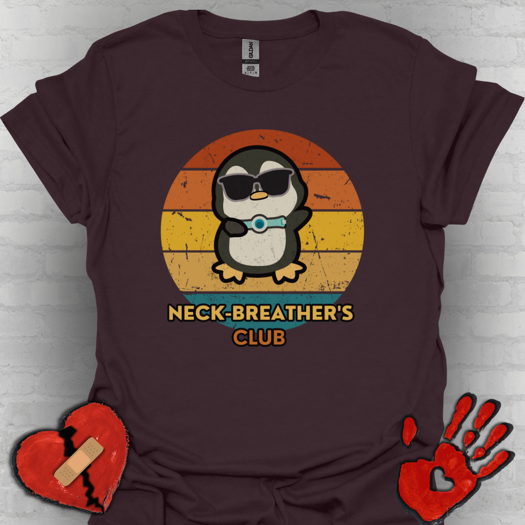 Neck-Breather’s Club – Cute Tracheostomy Awareness Tee