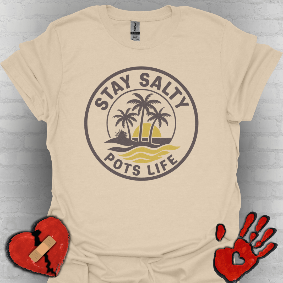 Stay Salty β POTS Life is a Beach (Brown/Yellow)
