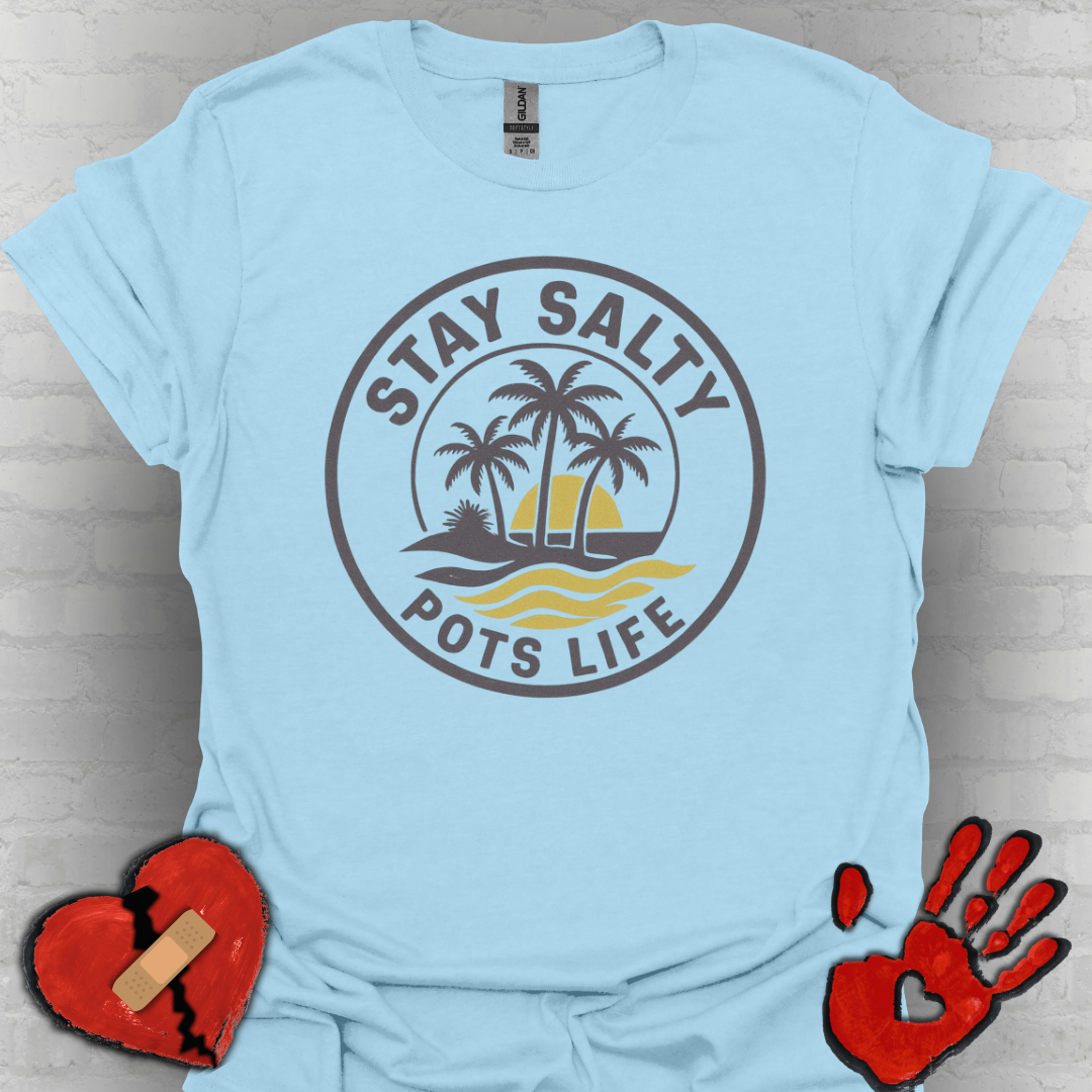 Stay Salty β POTS Life is a Beach (Brown/Yellow)