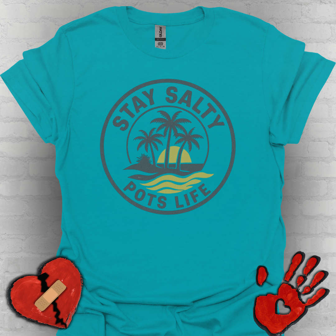 Stay Salty β POTS Life is a Beach (Brown/Yellow)