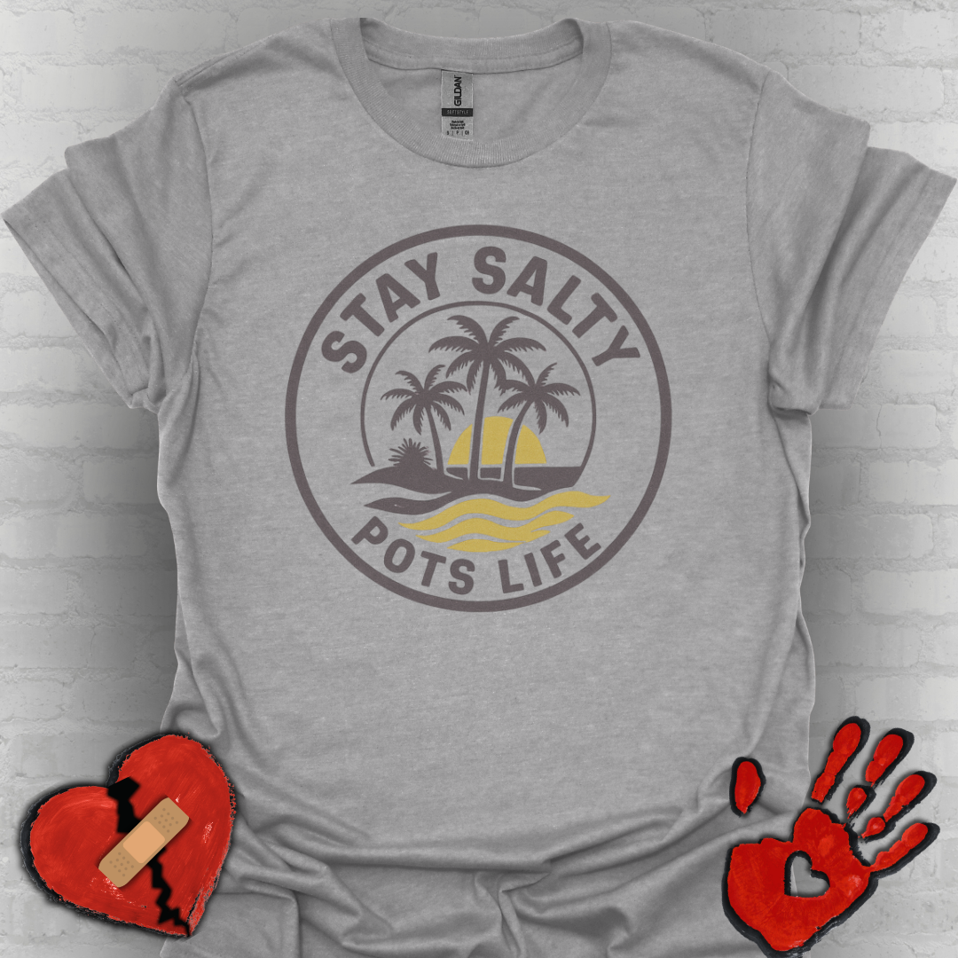 Stay Salty β POTS Life is a Beach (Brown/Yellow)