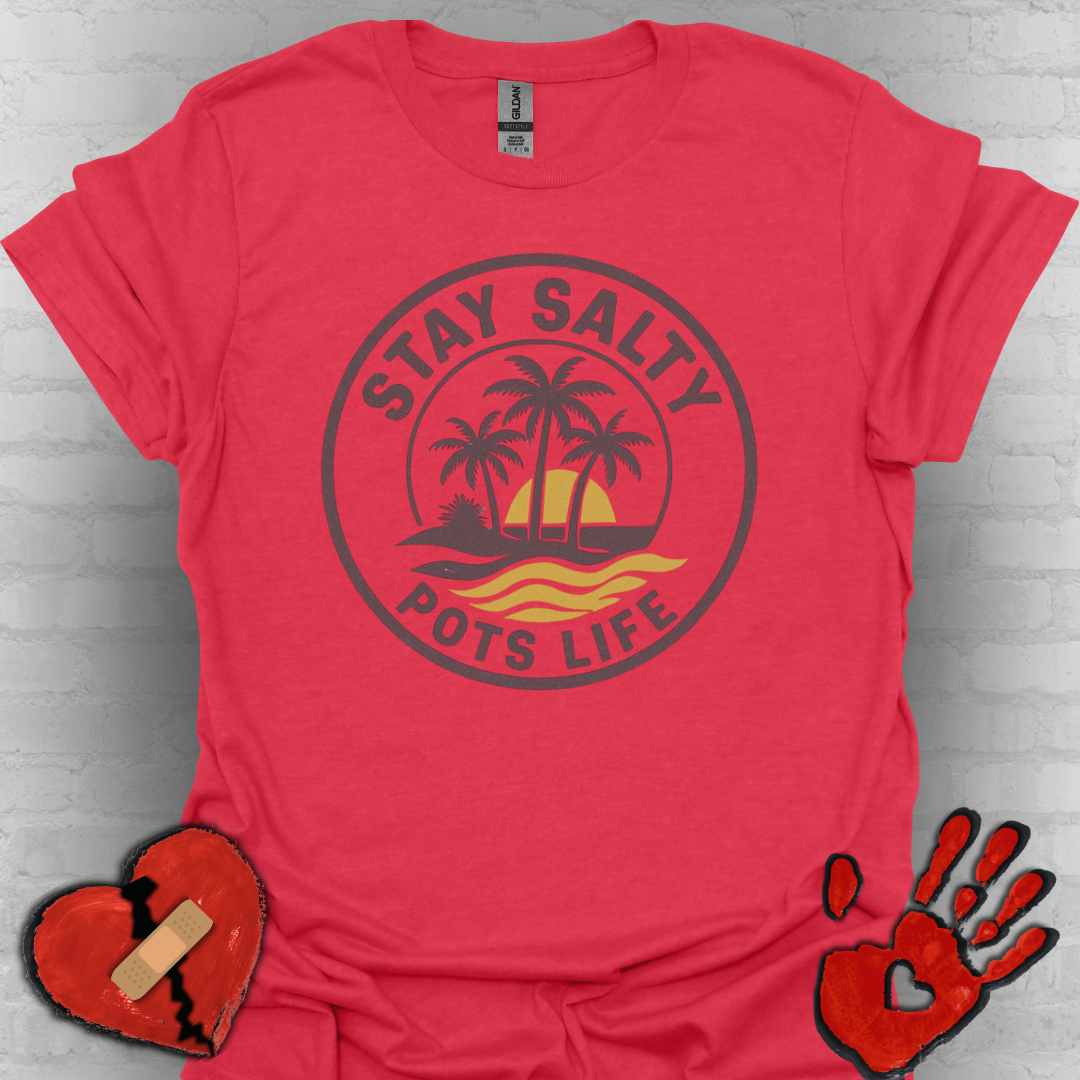 Stay Salty β POTS Life is a Beach (Brown/Yellow)