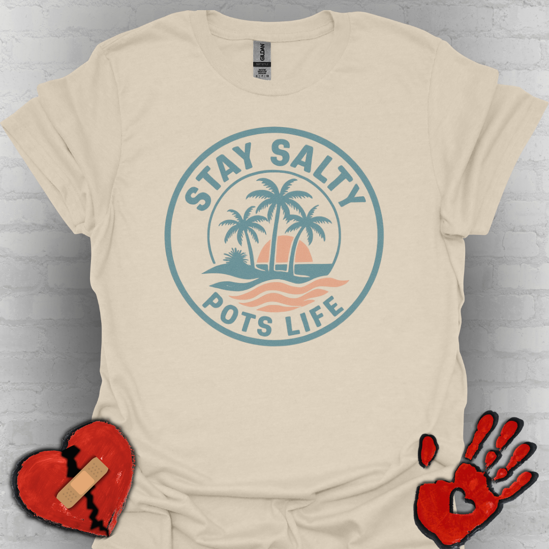 Stay Salty β POTS Life is a Beach (Teal/Peach)