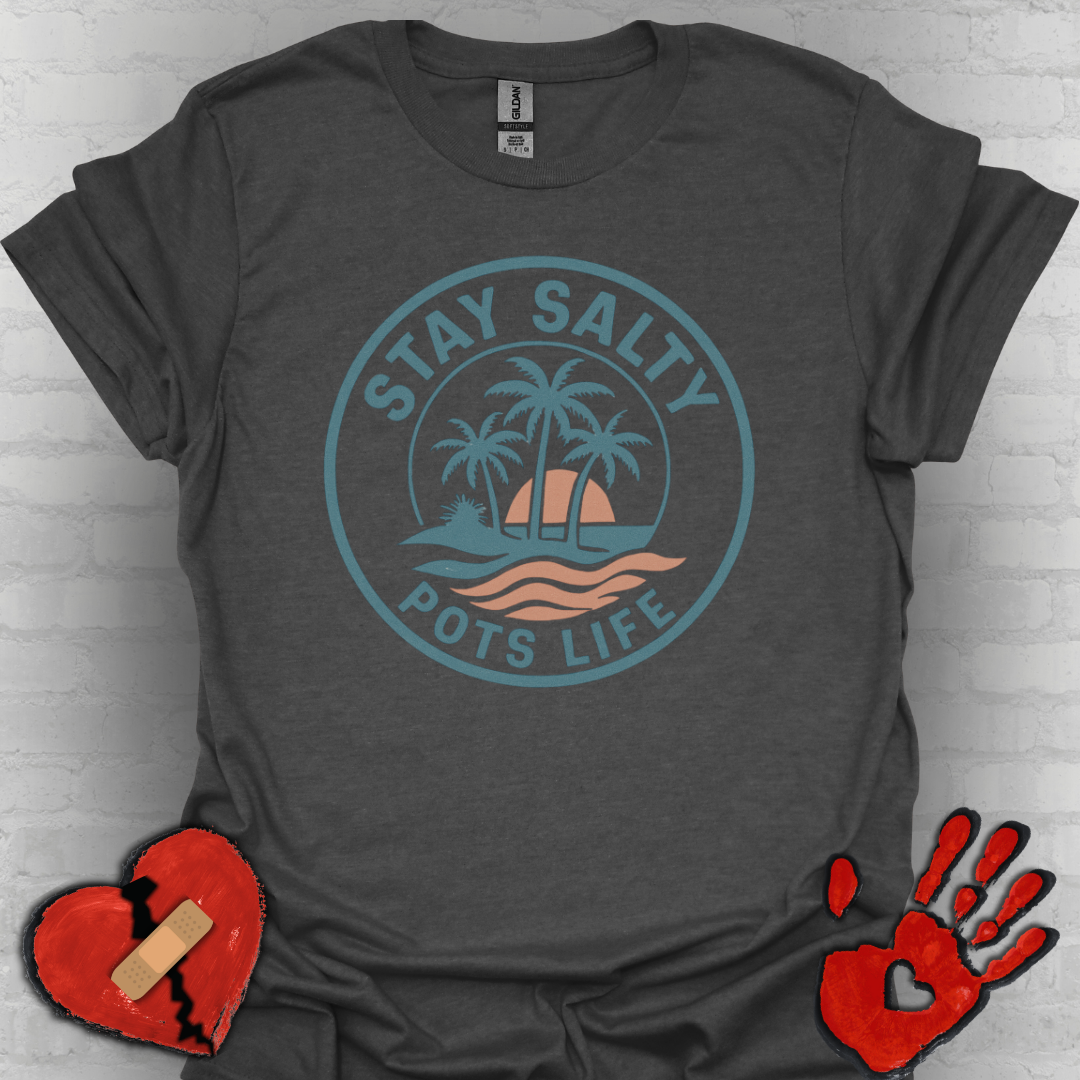 Stay Salty β POTS Life is a Beach (Teal/Peach)