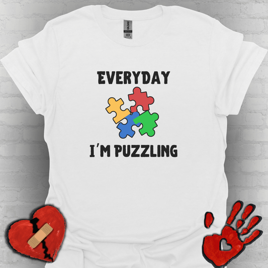 Everyday I'm Puzzling – Autism Awareness Shirt for Teens & Adults