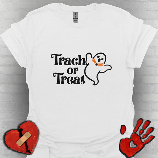 Trach or Treat – Halloween Tracheostomy Shirt (Version 1)