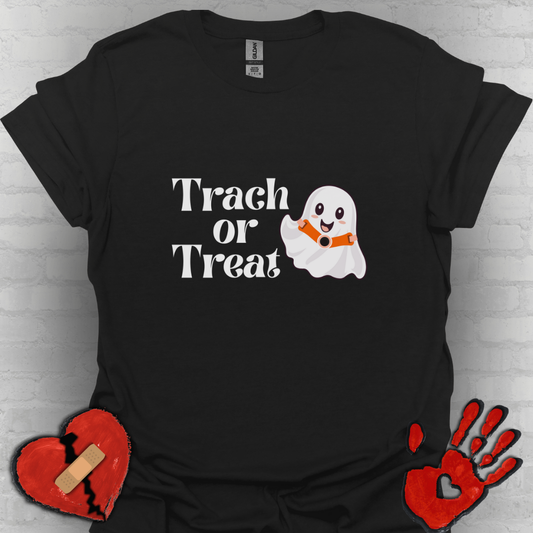 Trach or Treat – Halloween Tracheostomy Shirt (Version 2)