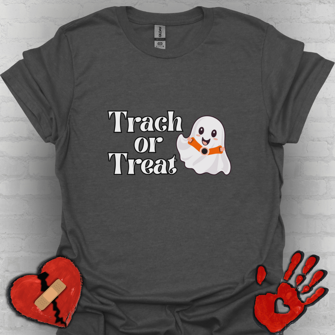 Trach or Treat – Halloween Tracheostomy Shirt (Version 2)