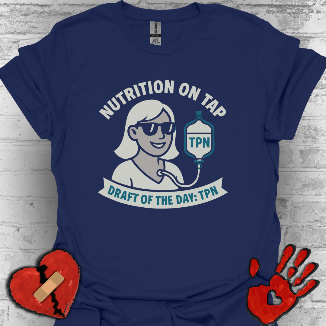 Nutrition On Tap – TPN Draft Funny Tee (Girl Version 1)