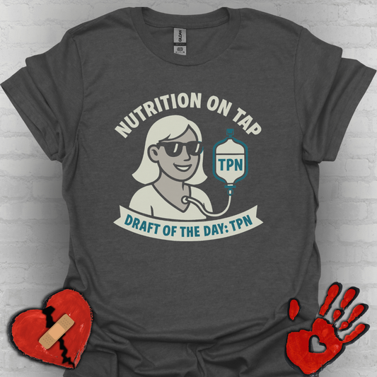 Nutrition On Tap – TPN Draft Funny Tee (Girl Version 1)