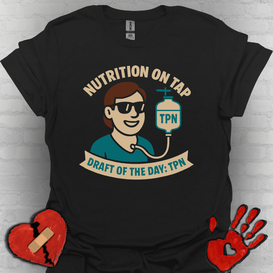 Nutrition On Tap – TPN Draft Funny Tee (Guy- Version 2)