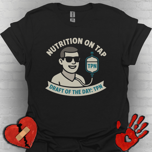 Nutrition On Tap – TPN Draft Funny Tee (Guy- Version 1)