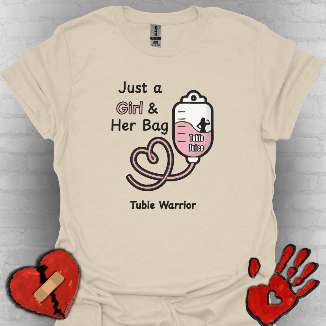 Just a Girl & Her Bag – Feeding Tube Tee