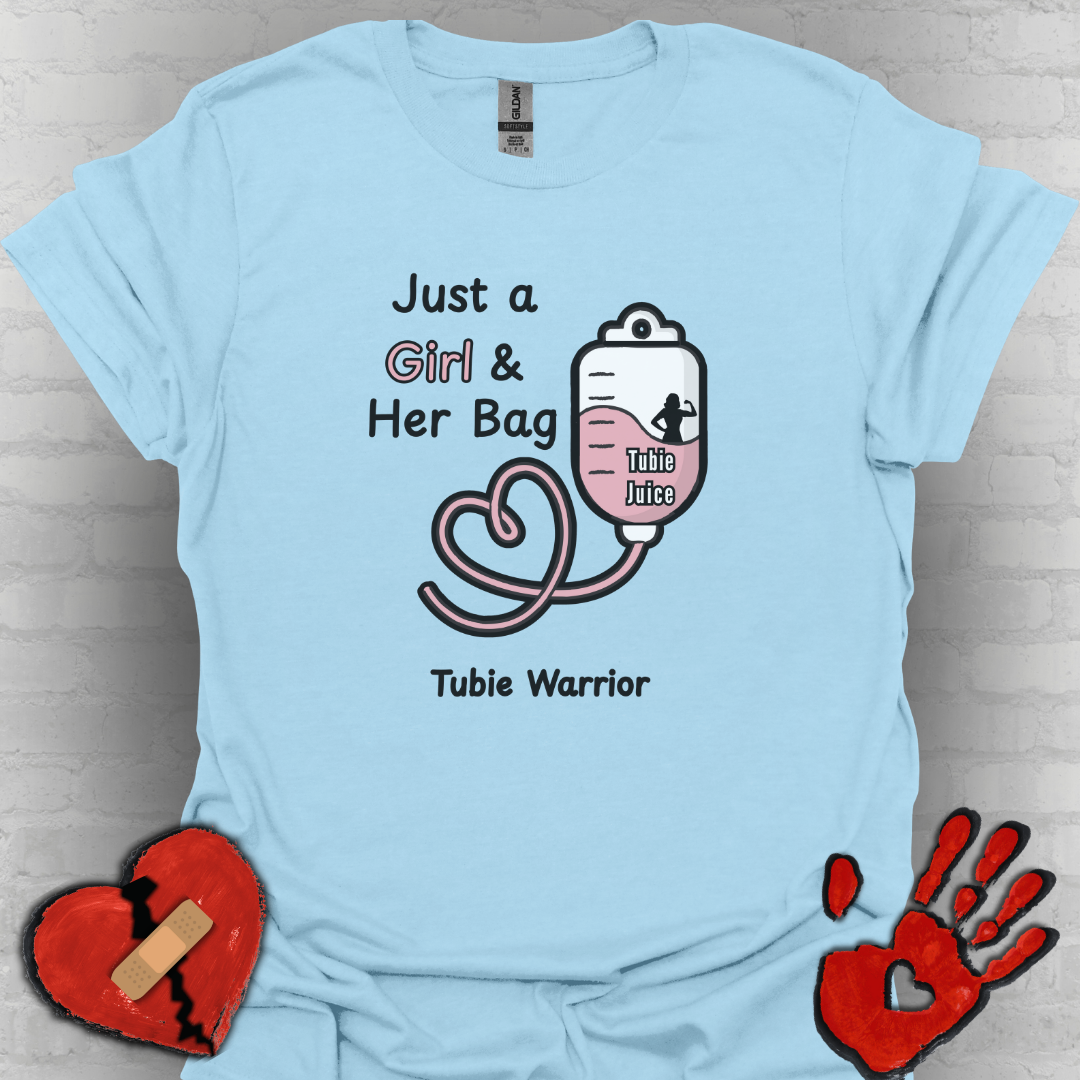 Just a Girl & Her Bag – Feeding Tube Tee
