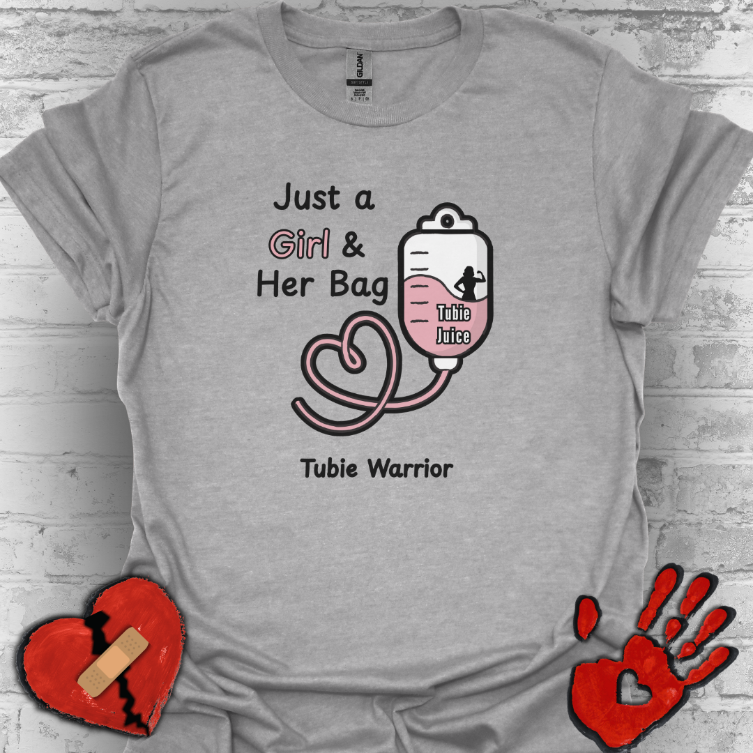 Just a Girl & Her Bag – Feeding Tube Tee
