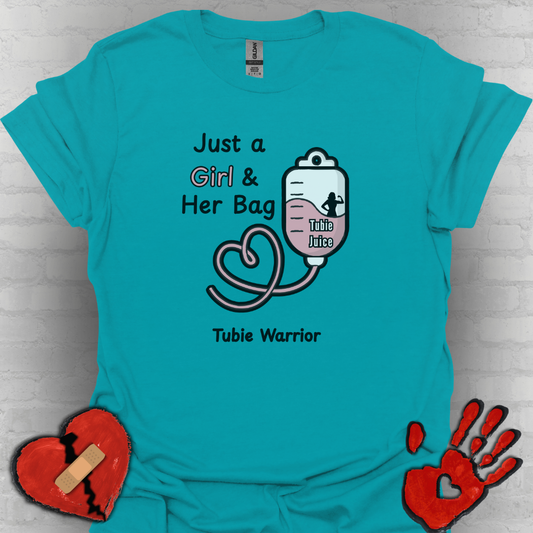Just a Girl & Her Bag – Feeding Tube Tee