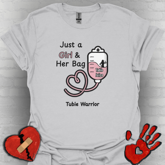 Just a Girl & Her Bag – Feeding Tube Tee