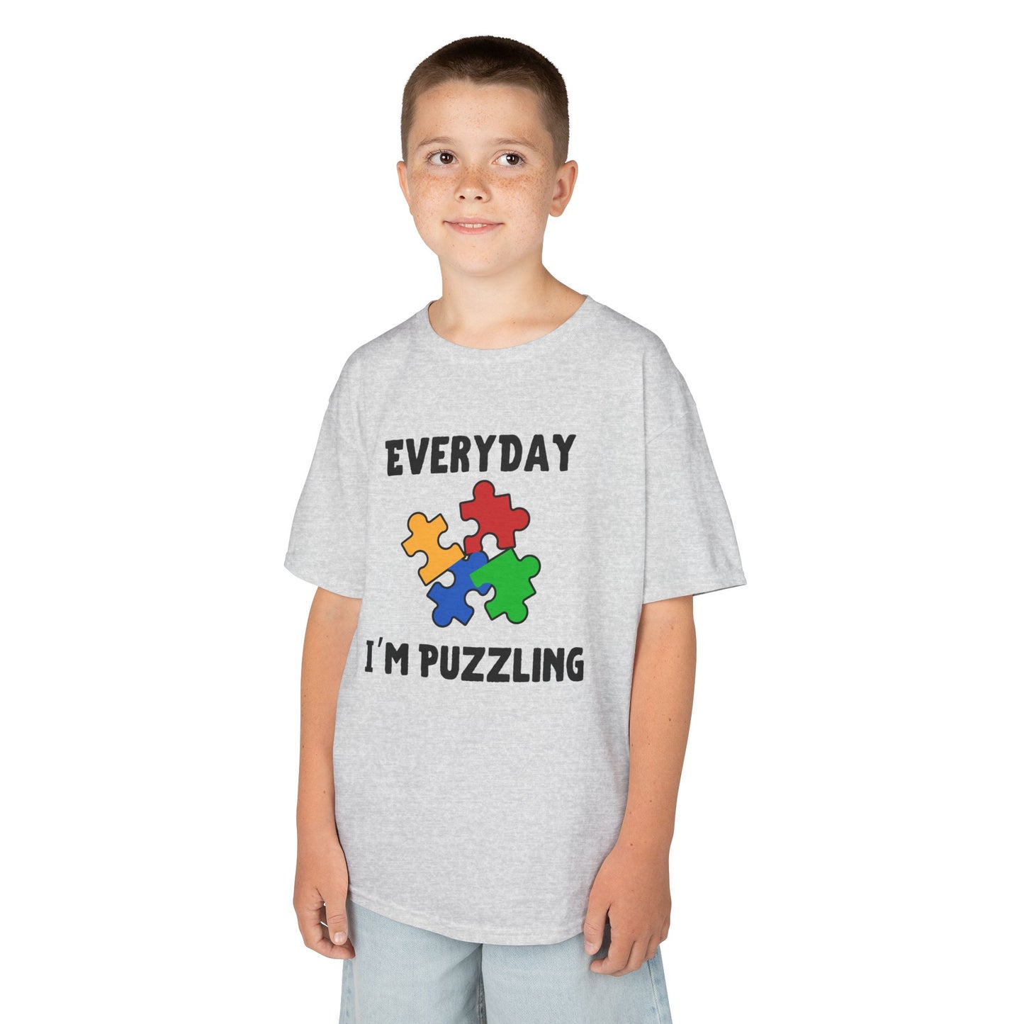 Everyday I'm Puzzling – Autism Kids Shirt